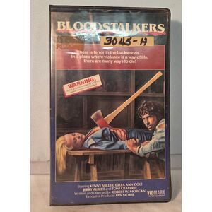 Bloodstalkers VHS Vidmark Horror 80s Slasher Backwoods Cult Movie